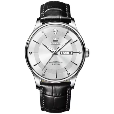 OLEVS 9908 Men's Watches Simplicity Dual Calendar Waterproof Men's Wristwatch Top Brand Luxury Original Quartz Watch for Men New